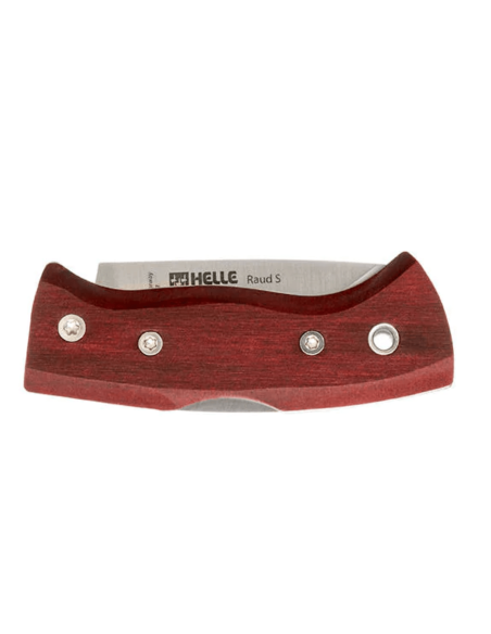 Cuchillo plegable Helle Raud S H663 8cm mango de madera de abedul