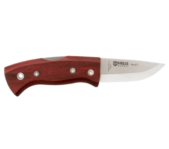 Helle Raud S H663 folding knife 8cm birch wood handle