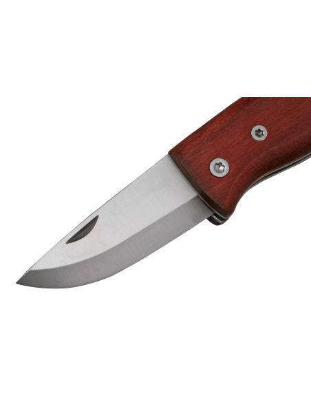 Cuchillo plegable Helle Raud S H663 8cm mango de madera de abedul
