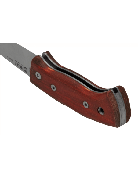 Cuchillo plegable Helle Raud S H663 8cm mango de madera de abedul