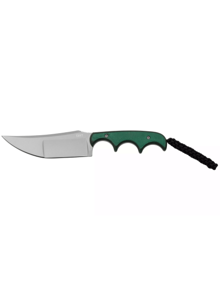 Faca de pescoço CRKT Minimalist 2394 9cm lâmina katana cabo em micarta + bainha