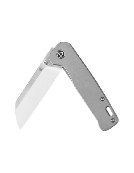 Cuchillo plegable QSP Penguin 130P 10.2cm mango titanio gris