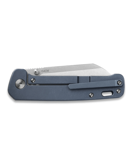Cuchillo plegable QSP Pengui 130R 10.2cm mango titanio azul