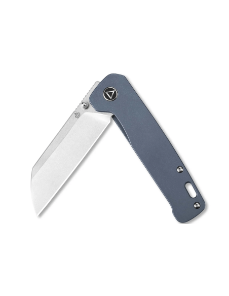 Cuchillo plegable QSP Pengui 130R 10.2cm mango titanio azul