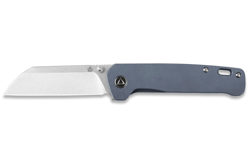Cuchillo plegable QSP Pengui 130R 10.2cm mango titanio azul