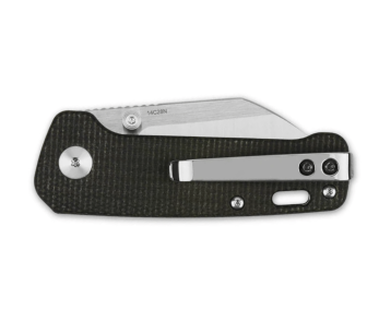 QSP Penguin 130XSA taitettava veitsi 8.2cm musta micarta kahva 2