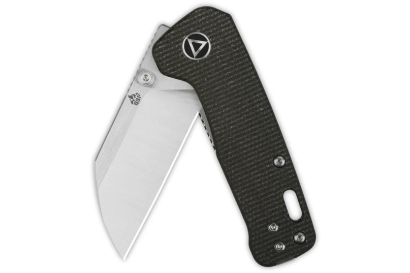 QSP Penguin 130XSA folding knife 8.2cm black micarta handle