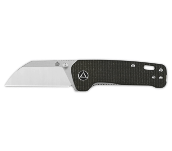 QSP Penguin 130XSA foldekniv 8,2 cm med svart micartahåndtak