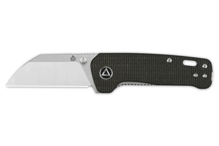 QSP Penguin 130XSA folding knife 8.2cm black micarta handle