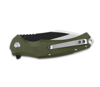 Cuchillo plegable QSP Snipe 121B 12cm mango G10 verde 2