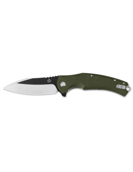 QSP Snipe 121B folding knife 12cm green G10 handle