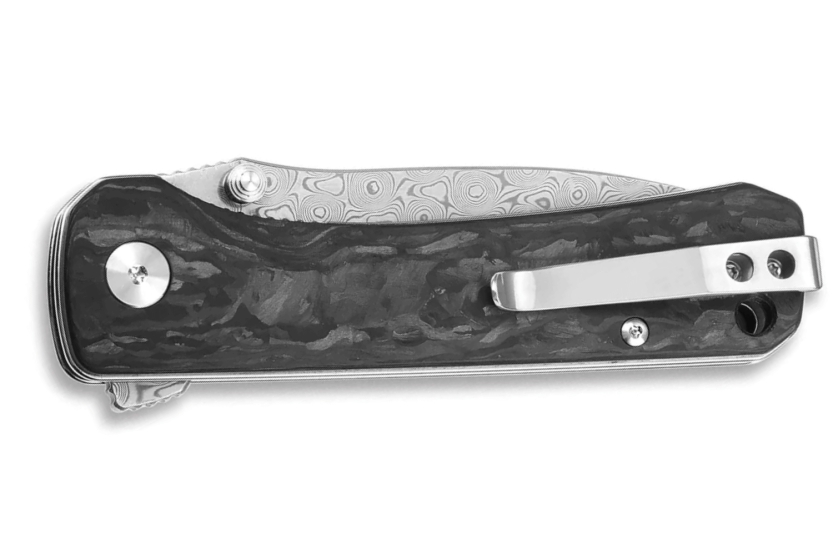 QSP Hawk 131E folding knife black carbon fiber handle 10.5cm