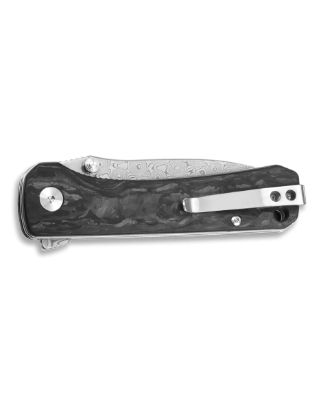 QSP Hawk 131E folding knife black carbon fiber handle 10.5cm