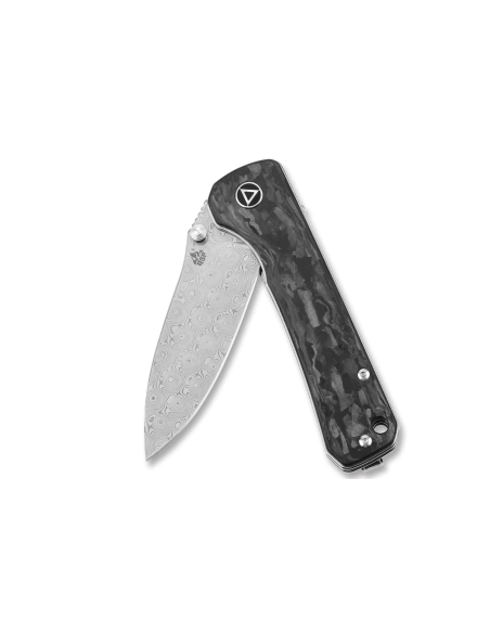 QSP Hawk 131E folding knife black carbon fiber handle 10.5cm