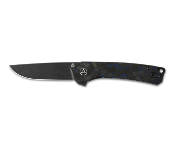 QSP Osprey 139G2 kokoontaitettava veitsi hiilikahva ja G10 musta 11cm