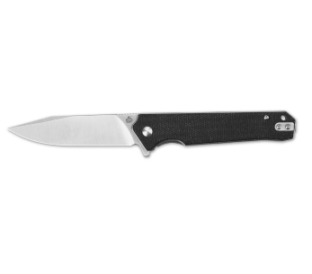 Navalha dobrável QSP Mamba V2 111G1 Cabo em micarta preta de 11,4 cm