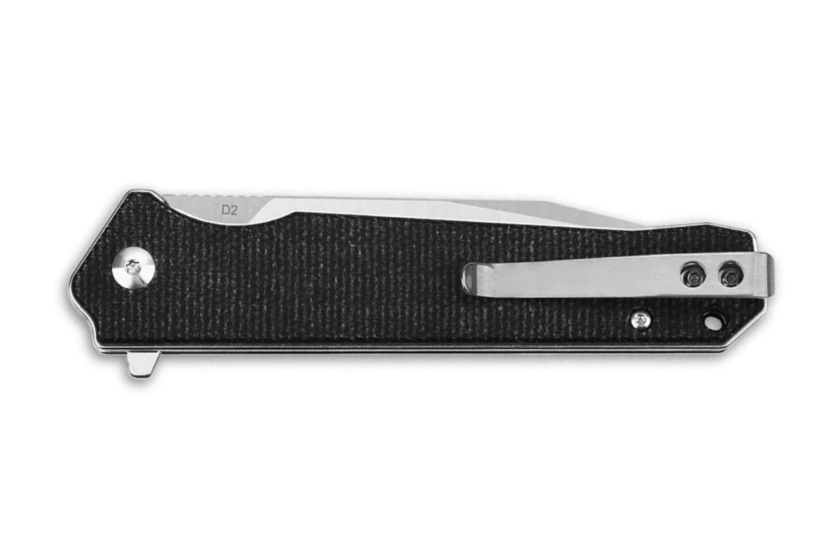 QSP Mamba V2 111G1 folding knife 11.4cm black micarta handle