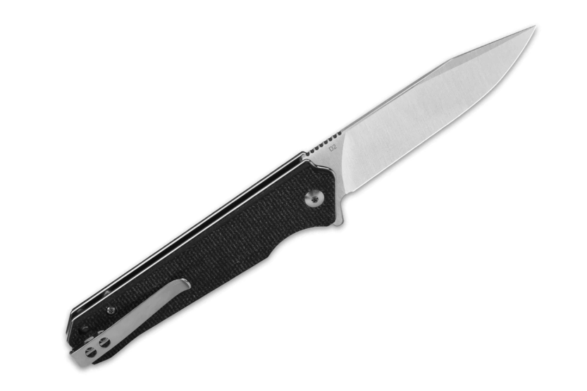 QSP Mamba V2 111G1 folding knife 11.4cm black micarta handle