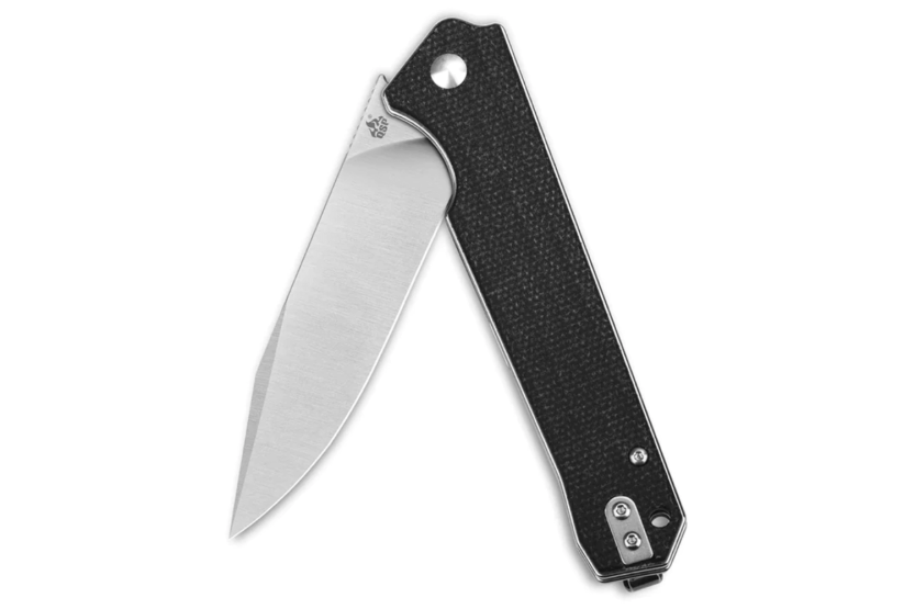 QSP Mamba V2 111G1 folding knife 11.4cm black micarta handle