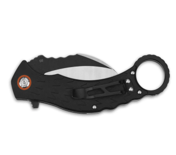 QSP Eagle QS120B coltello karambit pieghevole 13,6 cm manico nero G10 2