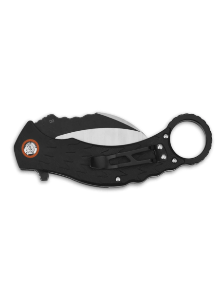 QSP Eagle QS120B navaja karambit plegable 13.6cm mango G10 negro