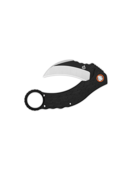 QSP Eagle QS120B navaja karambit plegable 13.6cm mango G10 negro