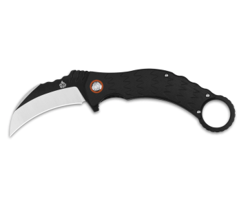 Faca dobrável QSP Eagle QS120B karambit 13,6cm cabo G10 preto
