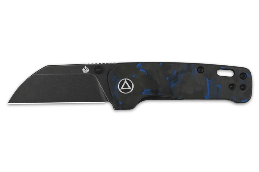 Vouwmes QSP Penguin Mini 130XSD2 carbon handvat en G10 8,2cm