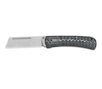 QSP Hedgehog 142B fällkniv 9,5 cm micarta denim-handtag