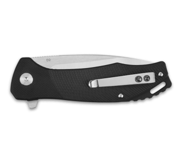 QSP Raven 122C1 fällkniv 11,4 cm svart G10-handtag 2