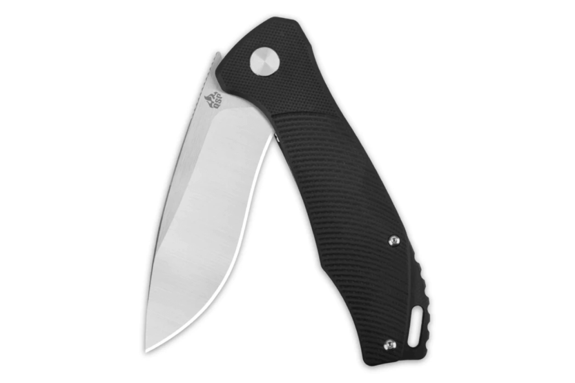 QSP Raven 122C1 foldekniv 11,4 cm med svart G10-håndtak