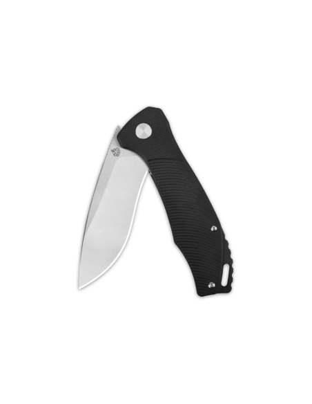 QSP Raven 122C1 vouwmes 11,4cm zwart G10 handvat