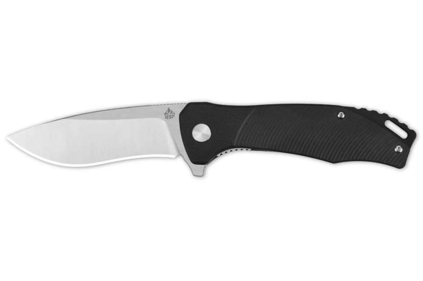 QSP Raven 122C1 fällkniv 11,4 cm svart G10-handtag