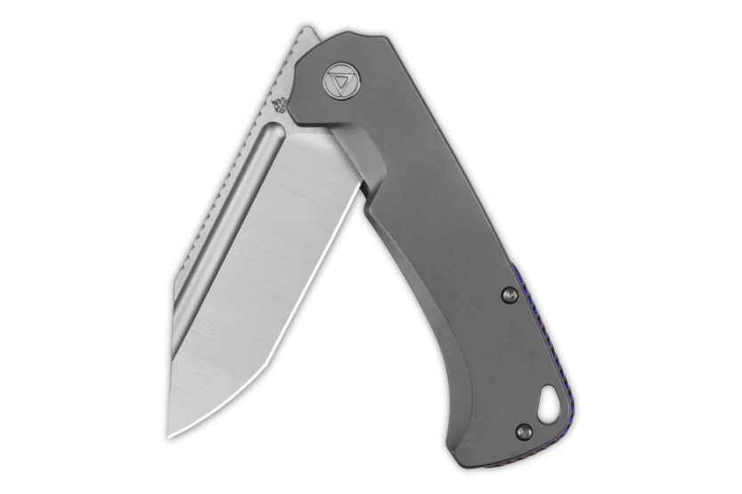 QSP Rhino 143A coltello pieghevole 10,8 cm manico in titanio grigio