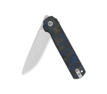 Coltello pieghevole QSP Lark 144E con manico in carbonio/G10 nero e blu 10,8 cm 2