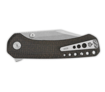 QSP Kestrel 145A1 fällkniv 10,2cm brunt micartahandtag 2
