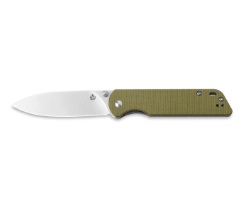 QSP Parrot 102G navaja plegable 10.2cm mango micarta verde claro