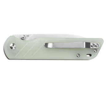 QSP Papegaai 102H vouwmes G10 jade heft 10.2cm 2