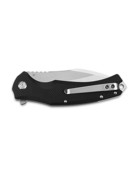 Cuchillo plegable QSP Snipe 121C con mango G10 negro 12cm