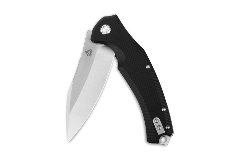 QSP Snipe 121C folding knife 12cm black G10 handle