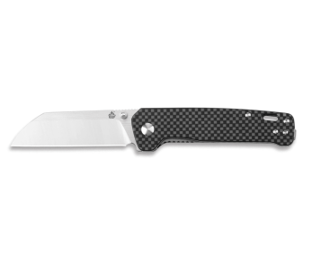 QSP Penguin 130E coltello pieghevole 10,2 cm manico in fibra di carbonio grigio