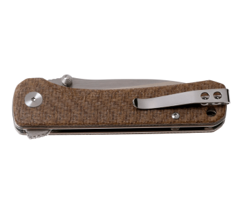 QSP Hawk 131G coltello pieghevole 10,5 cm manico in micarta marrone 2