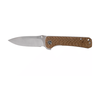 QSP Hawk 131G taittoveitsi 10.5cm ruskea micarta kahva
