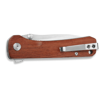 QSP Hawk 131O1 cuchillo plegable 10.5cm Mkuruti mango de madera 2