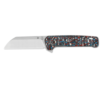QSP Penguin Plus 130XLG1 folding knife 11.4cm carbon/titanium multicolor handle