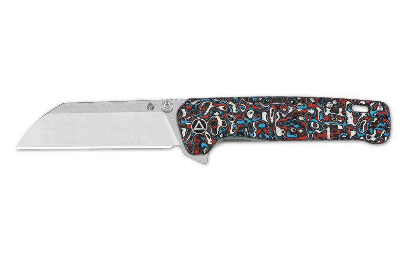 Cuchillo plegable QSP Penguin Plus 130XLG1 11,4cm carbono/titanio mango multicolor