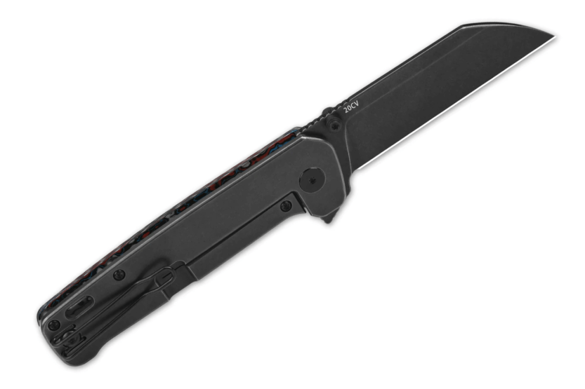 QSP Penguin Plus 130XLG2 foldekniv 11,4 cm carbon/titanium flerfarvet håndtag