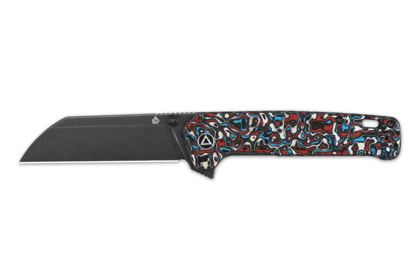 QSP Penguin Plus 130XLG2 foldekniv 11,4 cm carbon/titanium flerfarvet håndtag