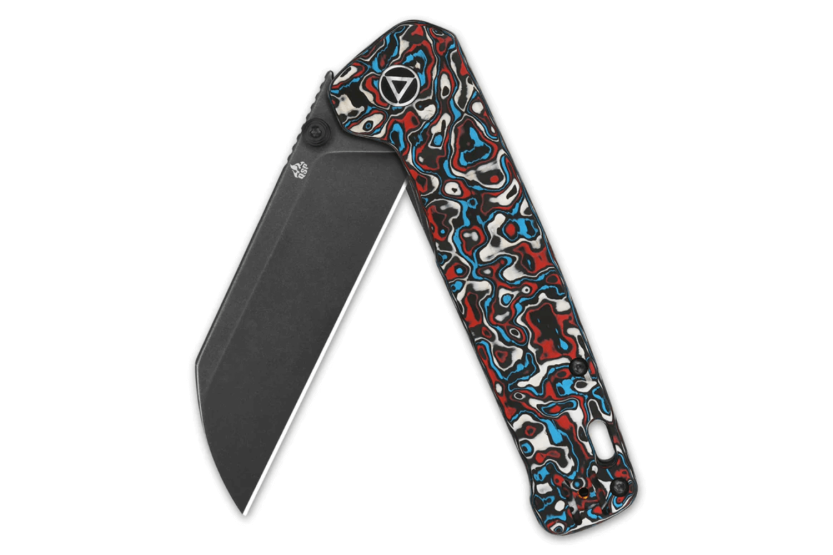 QSP Penguin Plus 130XLG2 coltello pieghevole 11,4 cm carbonio/titanio manico multicolore