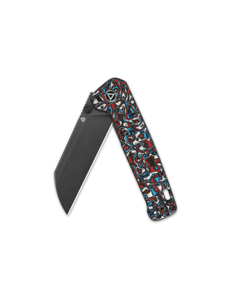 QSP Penguin Plus 130XLG2 foldekniv 11,4 cm carbon/titanium flerfarvet håndtag